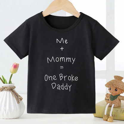 Kids Cartoon Print Modal Short Sleeve T-Shirt – Street Style
