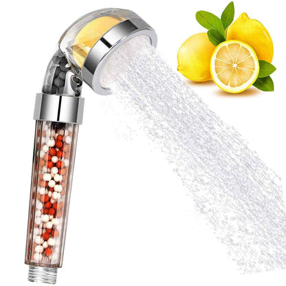 Vitamin C Aromatherapy Shower Head – High Pressure Filtered Shower with Lemon Scent