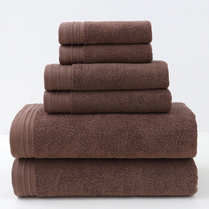6-Piece 100% Cotton Bath Towel Set | Soft & Absorbent