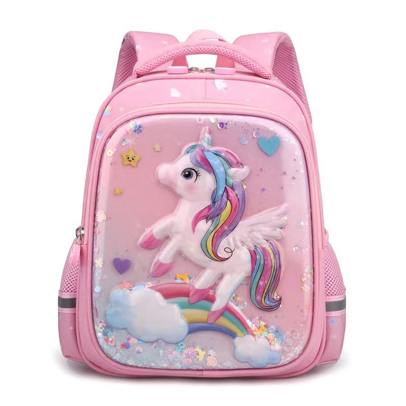 Mermaid Children's Waterproof School Backpack – Ergonomic Kids Bag