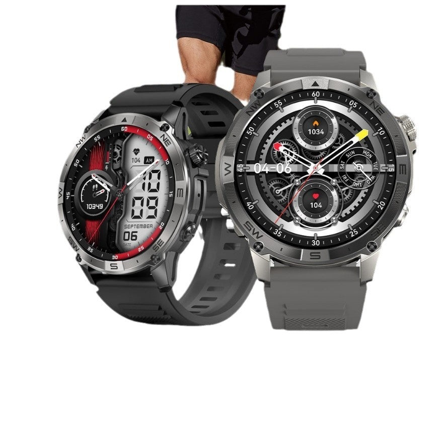 AMOLED GPS NFC Smartwatch – Bluetooth Calling, Heart Rate & Blood Oxygen