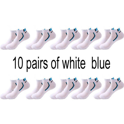 Men’s Cotton Moisture-Wicking Sports Socks – Single & 5-Pair Packs