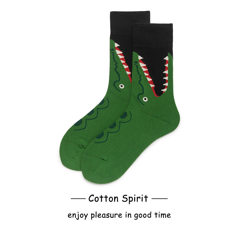 Unisex Animal Print Cartoon Tube Socks – 4 Designs