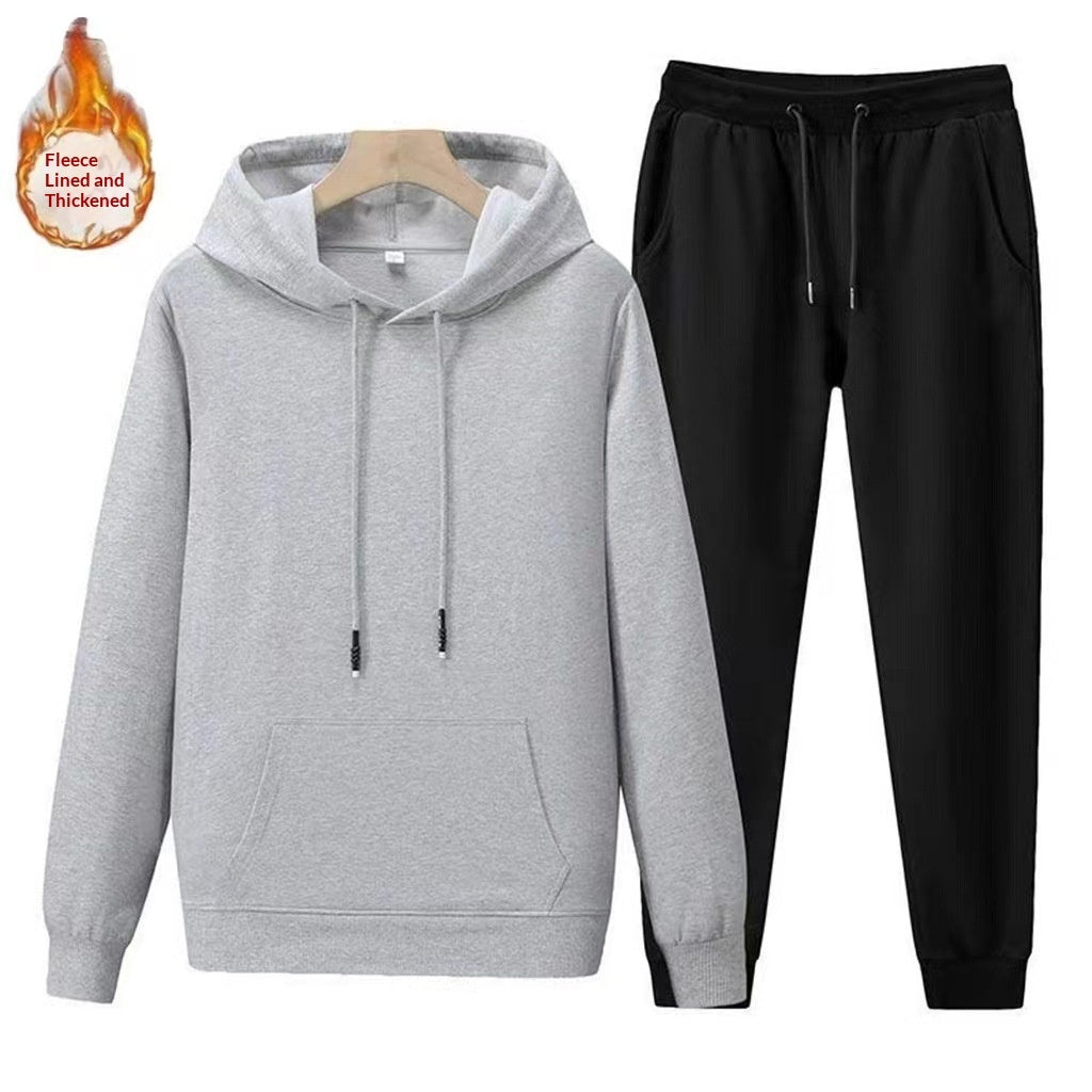 Men's Fleece-Lined Hoodie | Winter Zip-Up Sweatshirt | M to 5XL