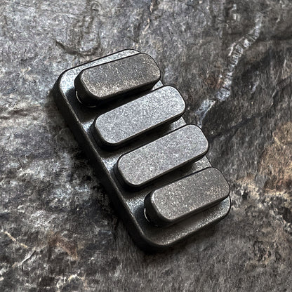 Titanium Alloy Piano Key Slider Fidget Toy | Premium EDC Stress Relief