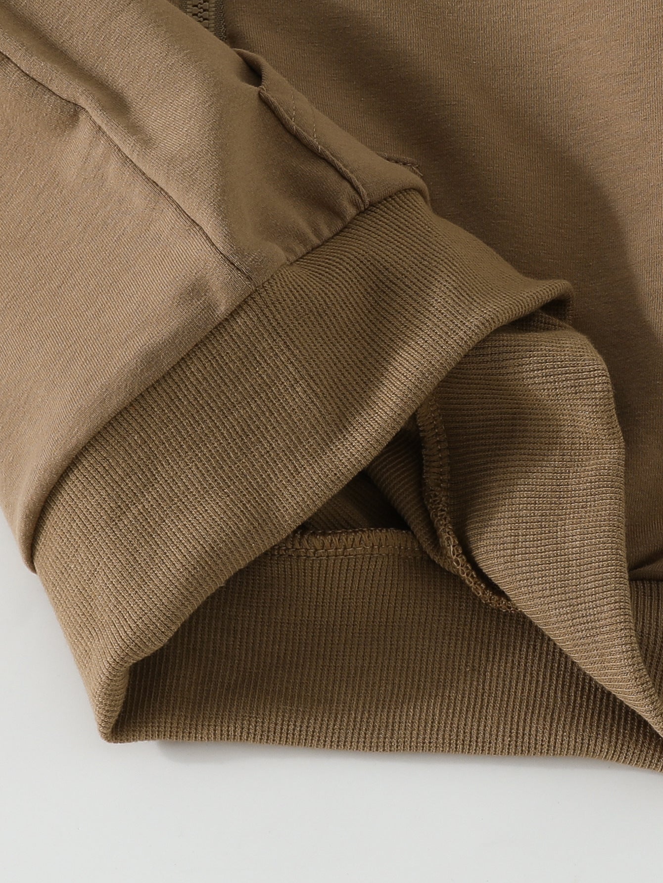 Children's Half-Zip Cotton Hoodie | Solid Colour Toddler & Kids Sweater