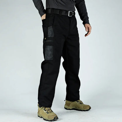 Men's Water-Repellent Multi-Pocket Outdoor Trousers