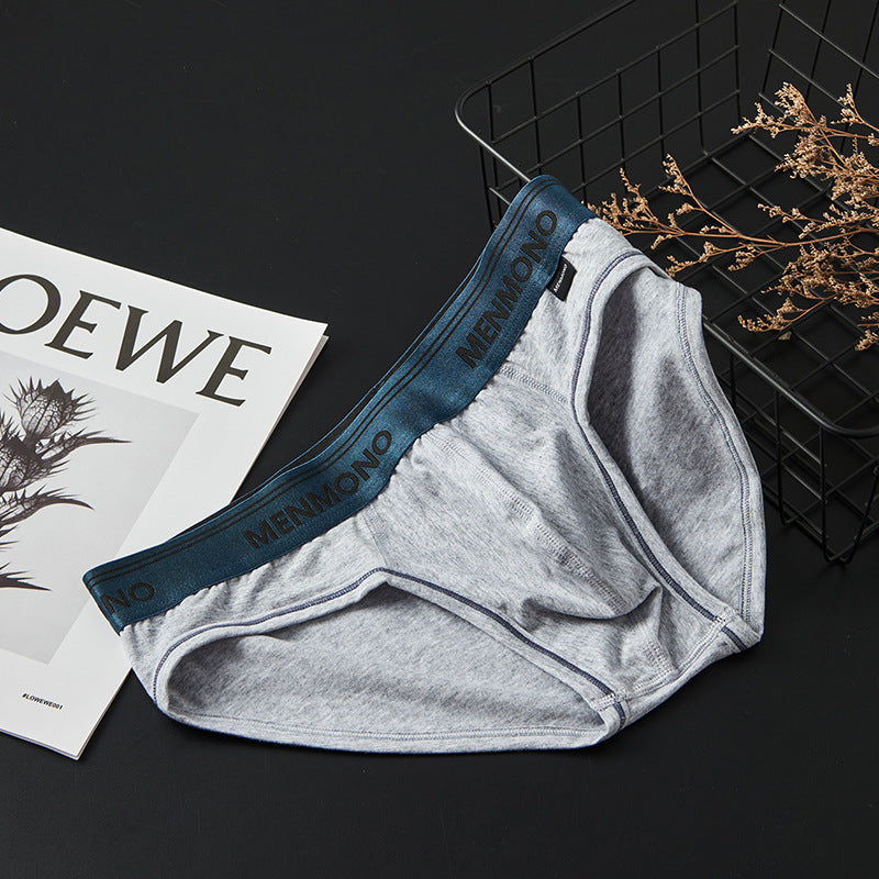 Men's Cotton Briefs – Low-Waist Two-Tone Underwear 9 Colour Combinations