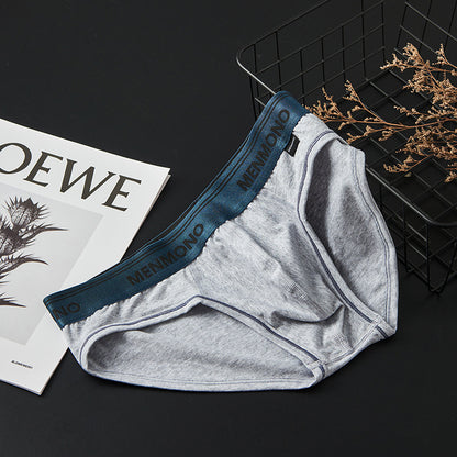 Men's Cotton Briefs – Low-Waist Two-Tone Underwear 9 Colour Combinations