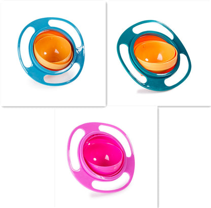360° Rotating Spill-Proof Baby Bowl