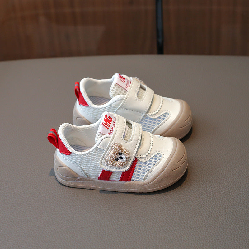 Baby & Toddler Breathable Mesh Shoes – Animal Print Velcro