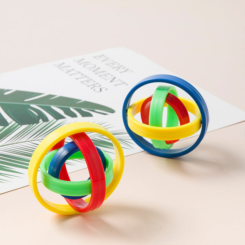 Four-Colour Universal Fingertip Gyro | Inertia Spin Fidget Toy | 6.7cm