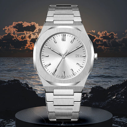 Men's Business Quartz Watch with Calendar – 6 Colours