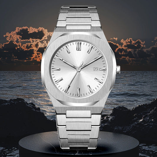 Men's Business Quartz Watch with Calendar – 6 Colours