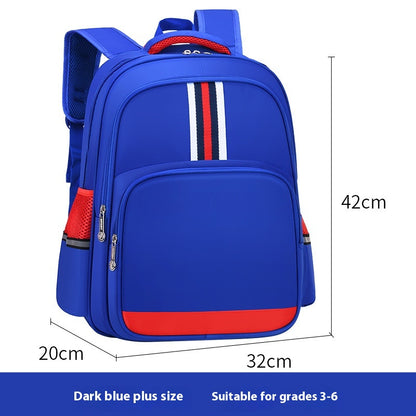 Kids' Nylon School Backpack – Air Pillow Straps & Anti-Theft, 20–35L