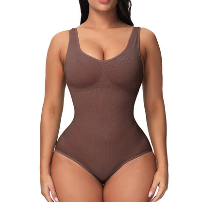 Seamless Sculpting Bodysuit | Black, Apricot & Coffee | S-5XL