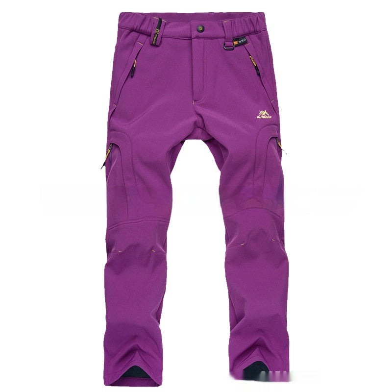 Waterproof Fleece-Lined Outdoor Trousers | Hiking & Climbing Pants