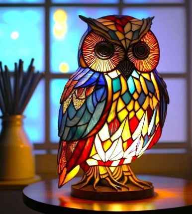 Animal Resin Night Light | Dog, Cat & Owl Designs