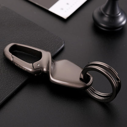 Metal Waist Clip Car Keyring | Black, Chrome & Gold
