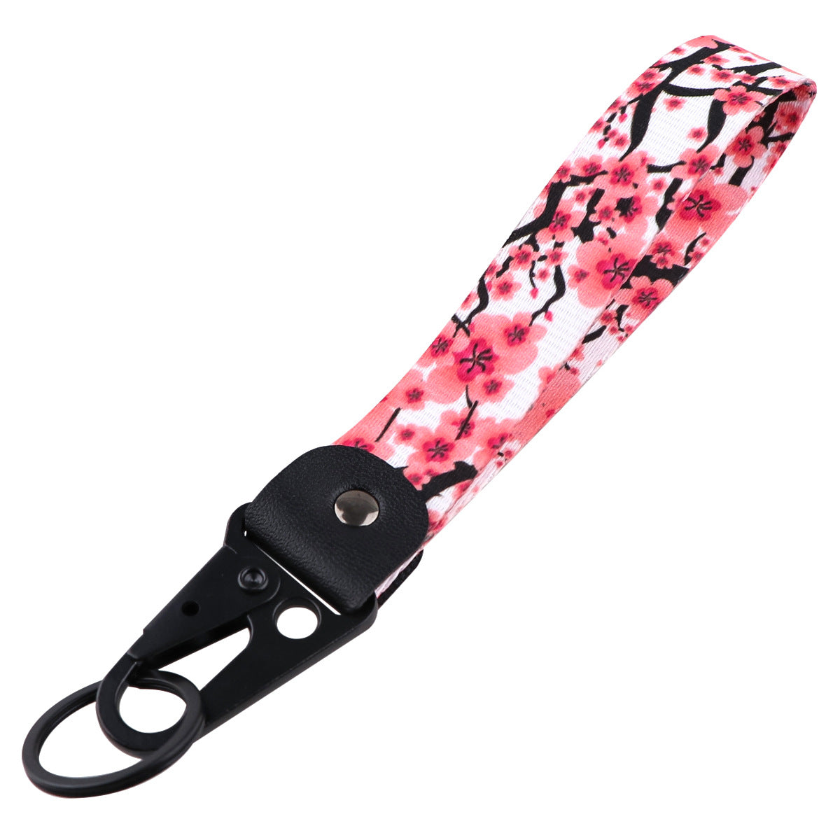 Cherry Blossom Leather & Metal Keychain | 15 Designs | JP Collections