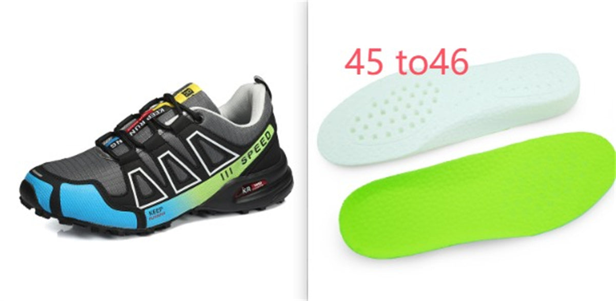 Men's Lightweight Breathable Hiking Trainers - Off-Road Trekking Casual Shoes