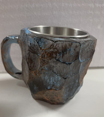 400ml Mineral Crystal-Effect Resin Coffee Mug