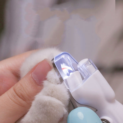 LED Pet Nail Clippers | Stainless Steel Claw Trimmer for Dogs & Cats