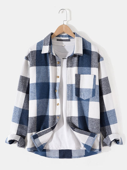 Men's Graphic Print Pullover Shirt – Relaxed Loose Fit | S–6XL