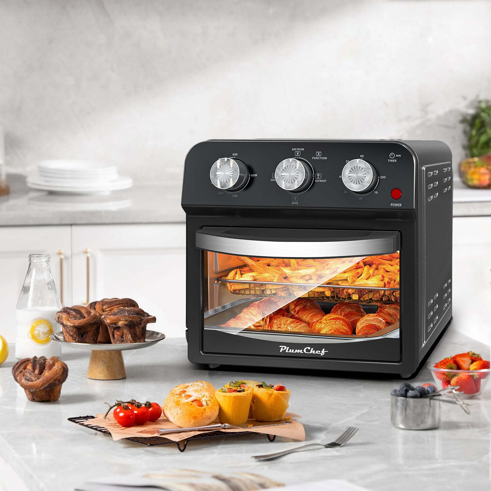 12L Multi-Function Air Fryer – Grill, Bake, Defrost & Air Fry | Family Size