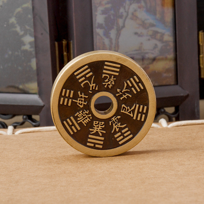 Pure Brass Snap Coin Fidget Toy | Premium EDC Pocket Desk Toy