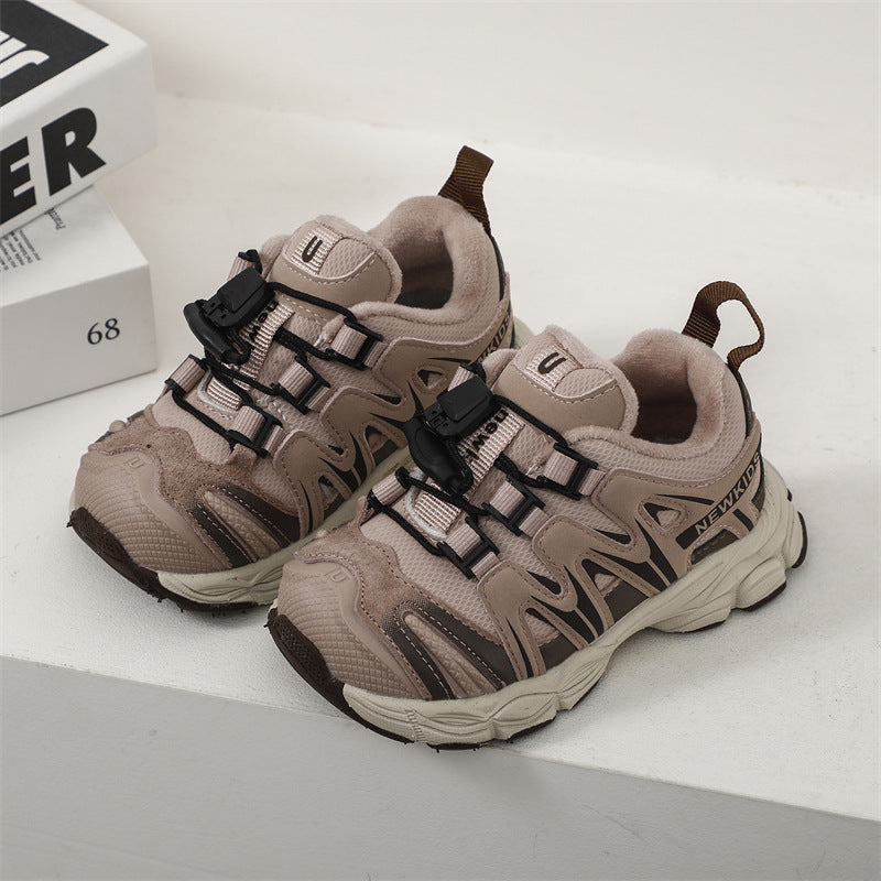 Children's Velcro Warm Winter Shoes | Non-Slip Kids Trainers