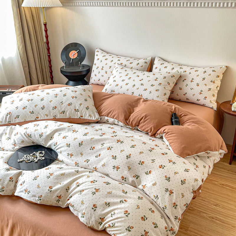Jacquard Cotton Linen Bedding Set | 12+ Designs