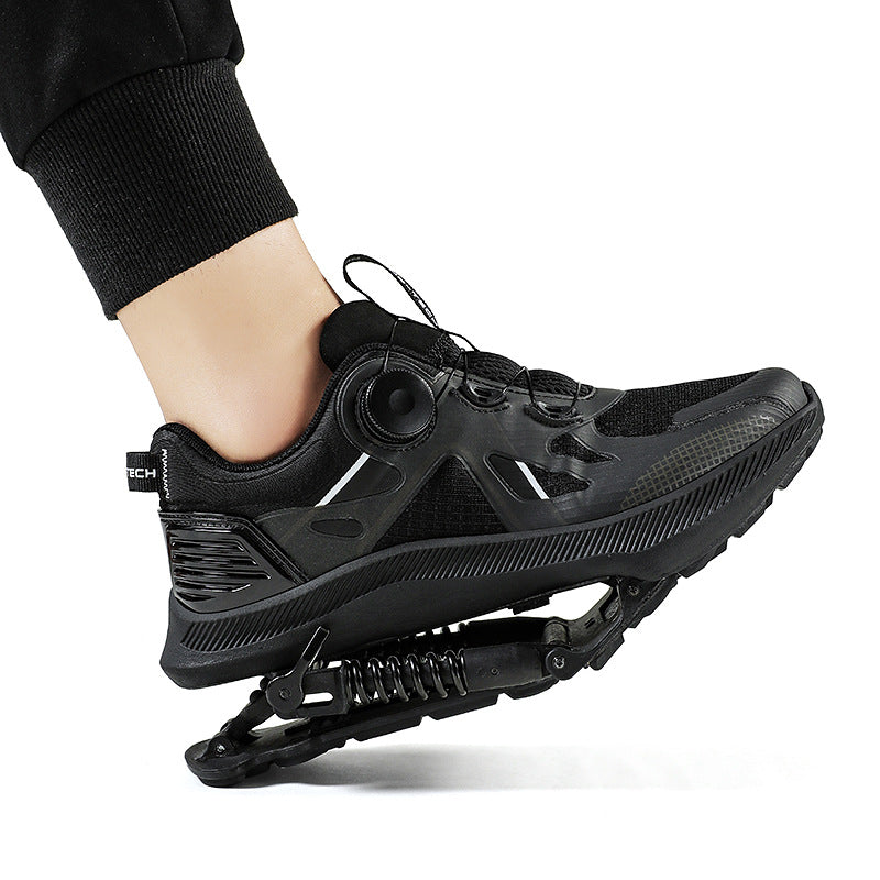 Black Mesh Mid-Top Running Trainers | EU 35–45 | Unisex