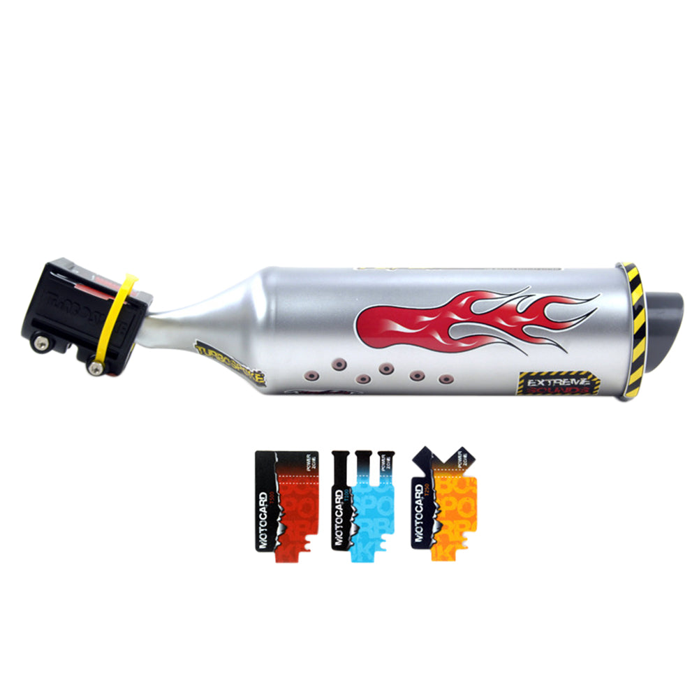 Bicycle Turbo Exhaust Pipe – Motorcycle Sound Effect Spoke Accessory