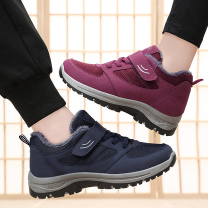 Winter Warm Cotton Boots | Men's & Women's Velcro Snow Boots