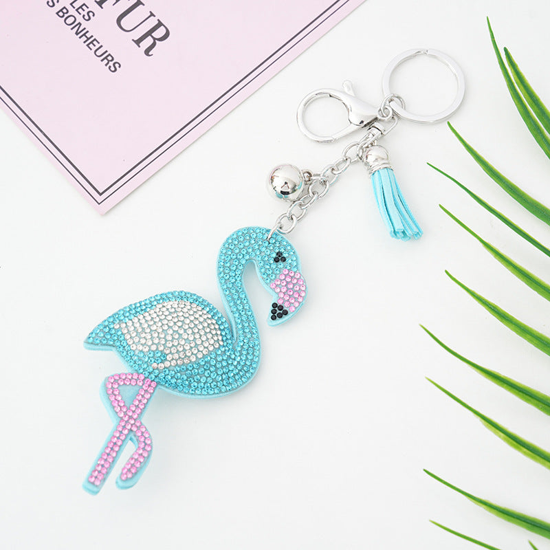 Crystal Tassel Keychain | Korean Fashion Alloy Bag Charm | 4 Colours
