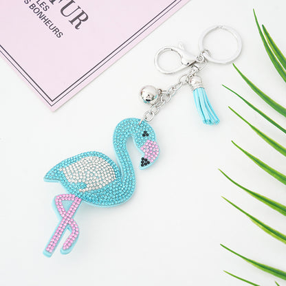 Crystal Tassel Keychain | Korean Fashion Alloy Bag Charm | 4 Colours