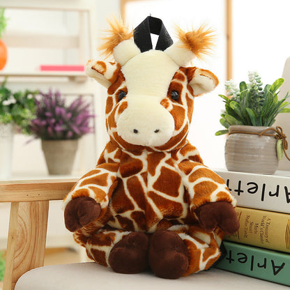 Kids' Plush Animal Backpack – 40cm Stuffed Cartoon Bag, 8 Designs