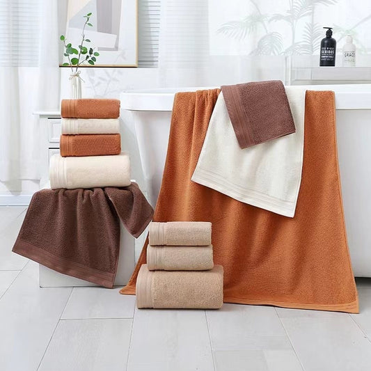 6-Piece 100% Cotton Bath Towel Set | Soft & Absorbent