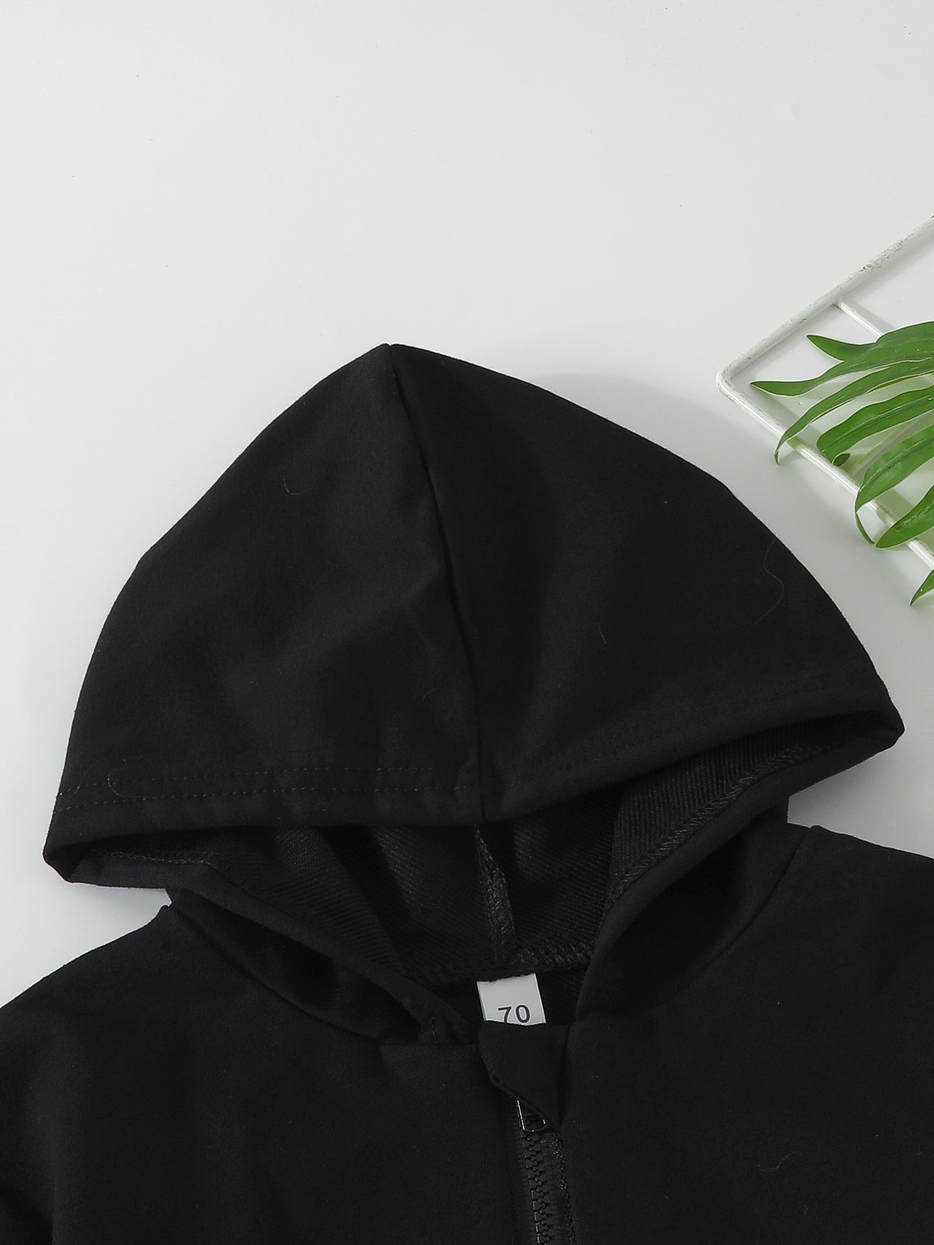 Children's Half-Zip Cotton Hoodie | Solid Colour Toddler & Kids Sweater