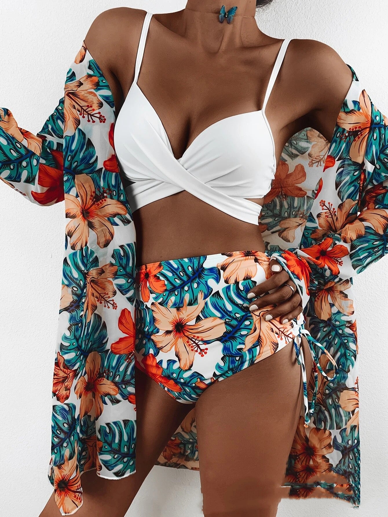 Women's Underwire Bikini Set – Three-Piece Swimsuit | 12 Styles