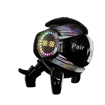 Mech Monster Bluetooth Speaker with Clock & RGB Light