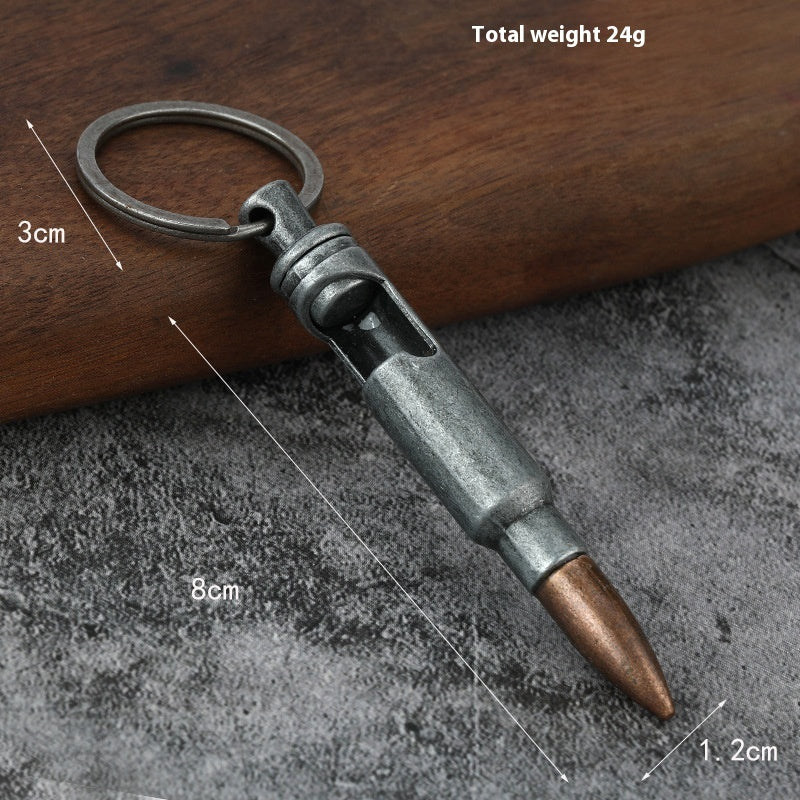 Bullet Bottle Opener Keychain | Zinc Alloy Creative Pendant | JP Collections
