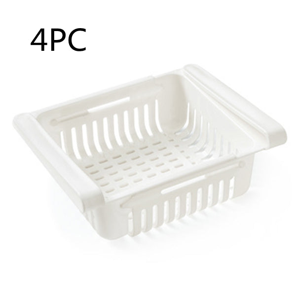 Stretchable Fridge Storage Basket Organiser