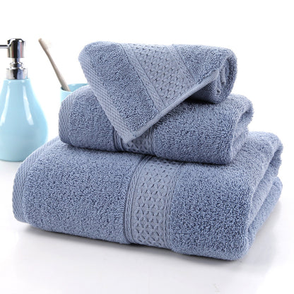 Long-Staple Cotton Towel Set | Absorbent Jacquard Towels | JParker