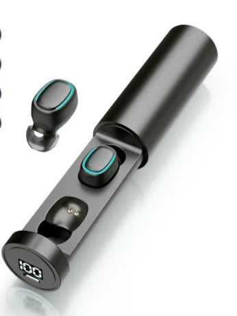Bluetooth 5.0 Wireless Earbuds | 9D HIFI Sport & Gaming Earphones | Black