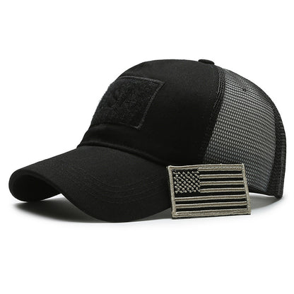 Tactical Camouflage Baseball Cap - Embroidered Cotton Unisex