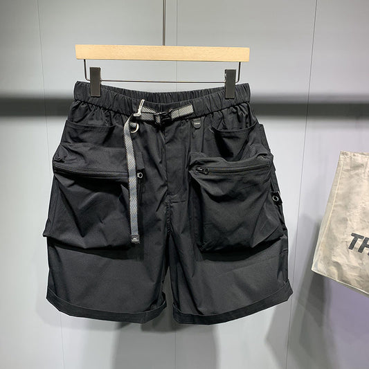 Men's Loose Fit Workwear Shorts | Casual Cargo Shorts with Pockets