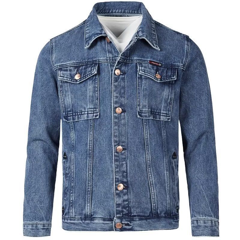 Men's Slim-Fit Denim Jacket | Cotton-Lined Casual Outerwear M–4XL