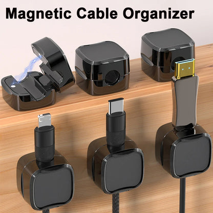 Magnetic Under-Desk Cable Management Clips